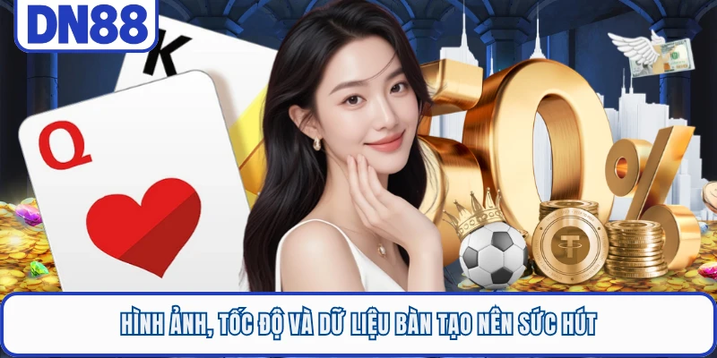 Hình ảnh, tốc độ và dữ liệu bàn tạo nên sức hút